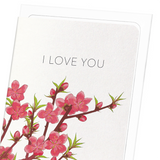 Peach blossom of love (Pack of 8 cards)