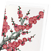 Red plum blossom (Pack of 8 cards)