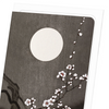 Flowering plum blossom at full moon (Pack of 8 cards)