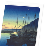 Morning in beppu (Pack of 8 cards)