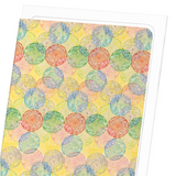 Circles of light colours (Pack of 8 cards)