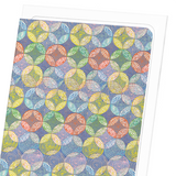 Circles of colours (Pack of 8 cards)