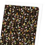 Colourful branches (Pack of 8 cards)