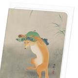 Dancing fox (Pack of 8 cards)