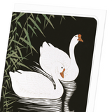 Geese by reed (Pack of 8 cards)