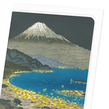 Mount fuji at nihondaira (Pack of 8 cards)