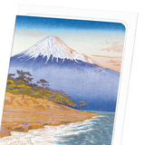 Mount fuji from the coast of hagoromo (Pack of 8 cards)