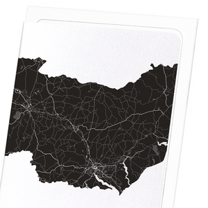 Suffolk cutout (Pack of 8 cards)