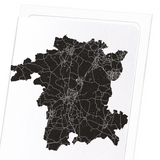 Worcestershire cutout (Pack of 8 cards)