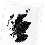 Scotland cutout (Pack of 8 cards)