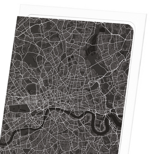 London full map (Pack of 8 cards)