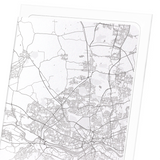 Newcastle full map (Pack of 2 prints)