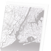 New York full map (Pack of 2 prints)