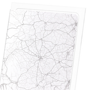 Herefordshire full map (Pack of 2 prints)