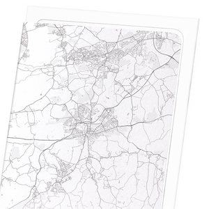 Guildford full map (Pack of 2 prints)