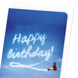 Birthday plane (Pack of 8 cards)