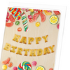 Candy birthday (Pack of 8 cards)