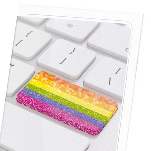 Rainbow keyboard (Pack of 8 cards)