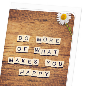 Do what makes you happy (Pack of 8 cards)