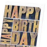 Birthday best wishes (Pack of 8 cards)