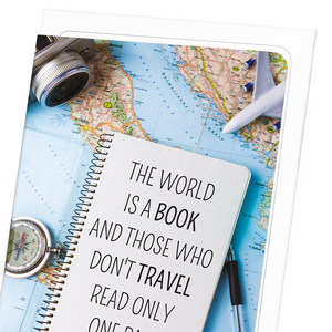 The world is a book (Pack of 8 cards)