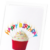 Birthday cupcake (Pack of 8 cards)