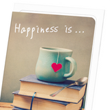 Tea and books (Pack of 8 cards)