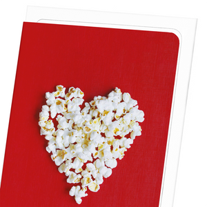 Popcorn heart (Pack of 8 cards)