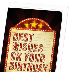 Movie birthday wishes (Pack of 8 cards)