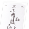 Patent of bottle (1906) (Pack of 8 cards)