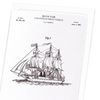 Patent of buoy (1897) (Pack of 8 cards)