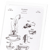 Patent of tea bags (1934) (Pack of 8 cards)