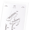 Patent of shoe (1940) (Pack of 8 cards)