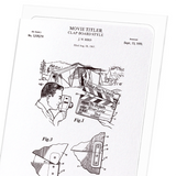 Patent of clap-board style (1970) (Pack of 8 cards)