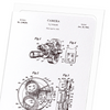 Patent of camera (1940) (Pack of 8 cards)