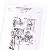 Patent of moving picture cartoons (1917) (Pack of 8 cards)