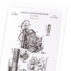 Patent of photo flash synchroniser (1939) (Pack of 8 cards)