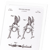 Patent of pruning shears (1884) (Pack of 8 cards)