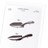 Patent of garden trowel (1894) (Pack of 8 cards)