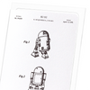 Patent of R2-D2 (1979) (Pack of 8 cards)