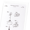 Patent of individual tea bag (1928) (Pack of 8 cards)