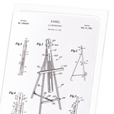 Patent of easel (1967) (Pack of 8 cards)