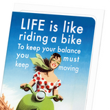 Bike ride (Pack of 8 cards)