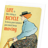 Life is like riding (Pack of 8 cards)