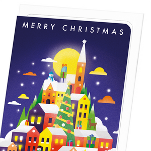 Christmas snow city (Pack of 8 cards)