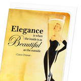 Elegant beauty (Pack of 8 cards)