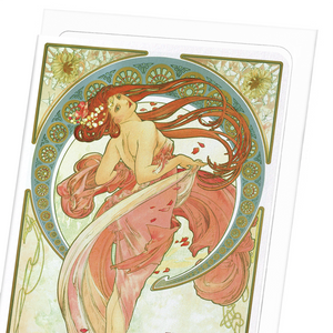 Mucha birthday (Pack of 8 cards)