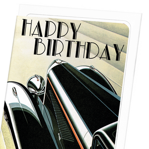 Birthday car (Pack of 8 cards)