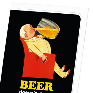 Drink lots of beer (Pack of 8 cards)