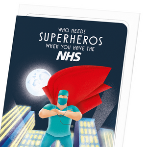 NHS Superhero (Pack of 8 cards)